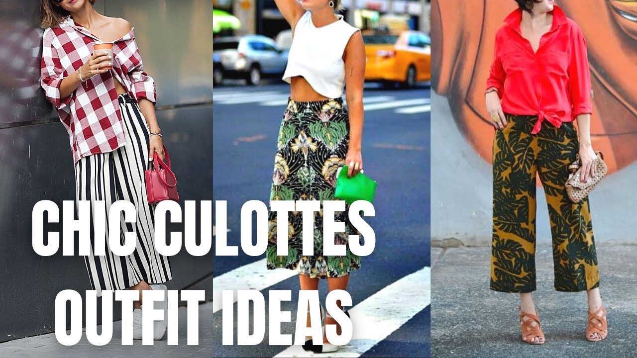 How to wear culottes and outfit ideas - The Kavic Living